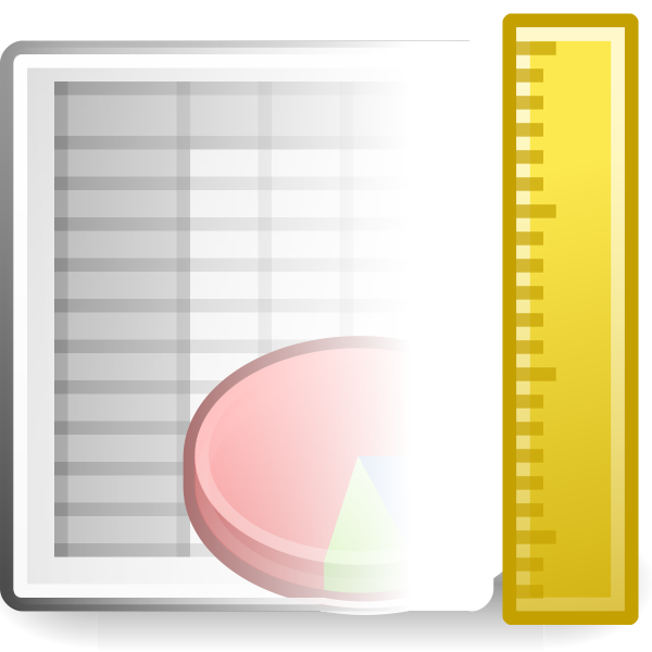 SVG tango x office spreadsheet template