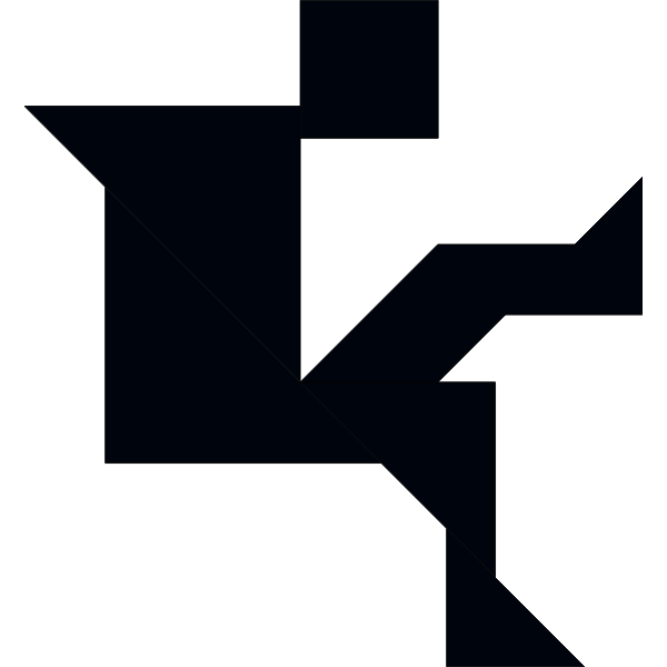 SVG Tangram puzzle clip art