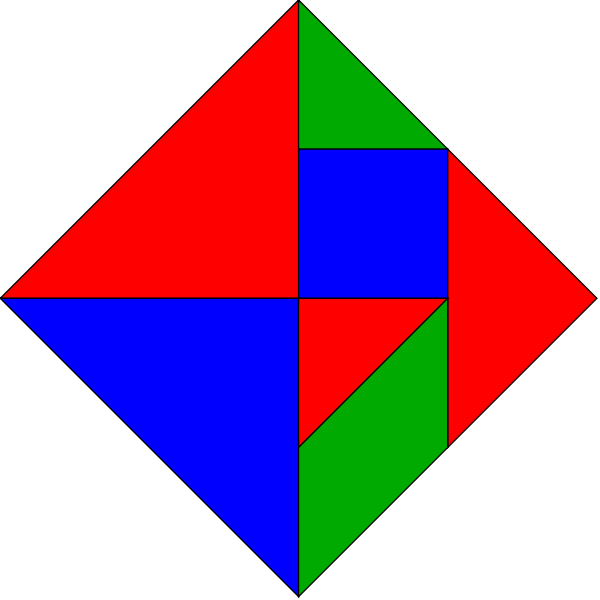 SVG Tangram rectangle RGB colors
