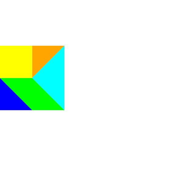 SVG Tangram small square