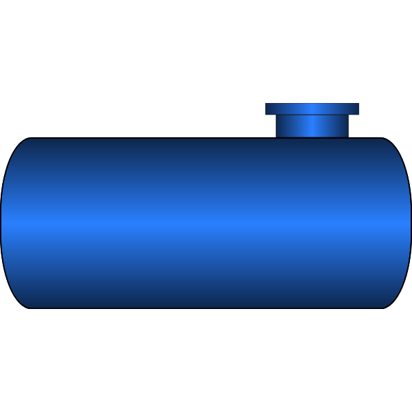 SVG tanque horizontal