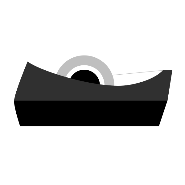 SVG Tape dispenser vector image