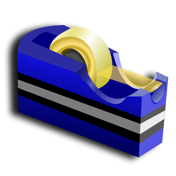 SVG Tape dispenser vector image