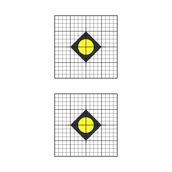 SVG Target for sighting in a rifle