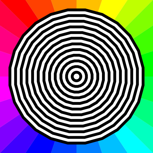 SVG Target on colored background