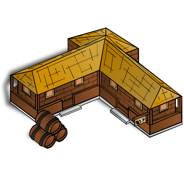 SVG Tavern map vector symbol