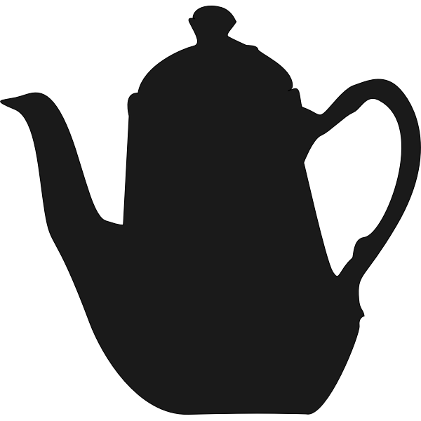 SVG Tea pot vector drawing
