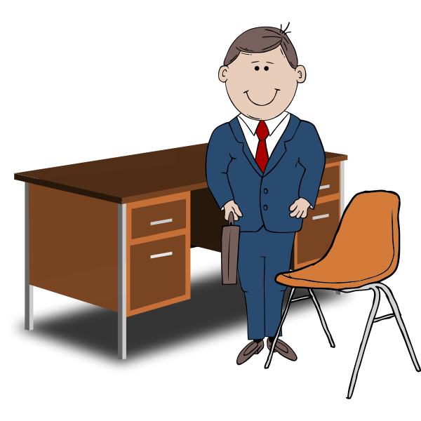SVG Teacher  Manager vector image