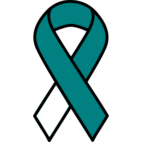 SVG Teal bow