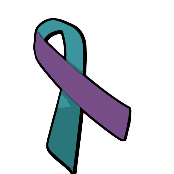 SVG Teal ribbon