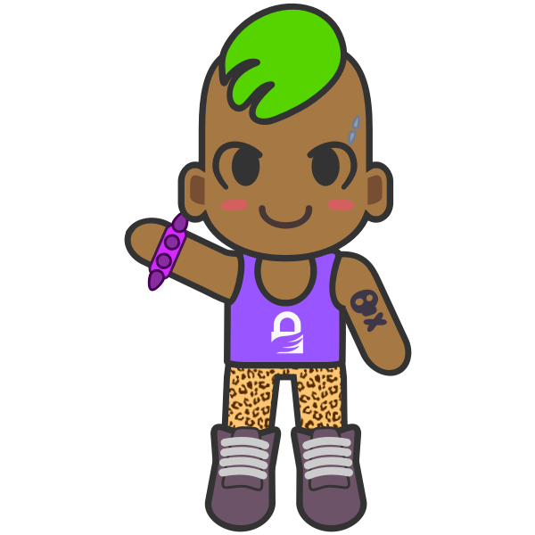 SVG Techno girl