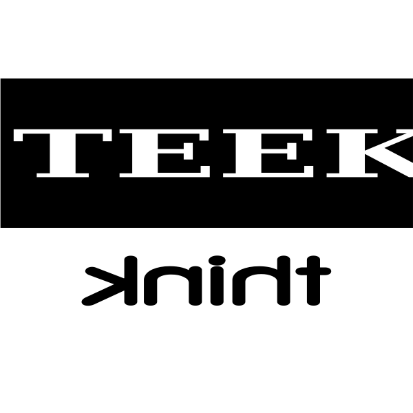 SVG Teek think vector image