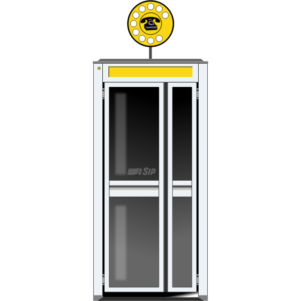 SVG Telephone booth