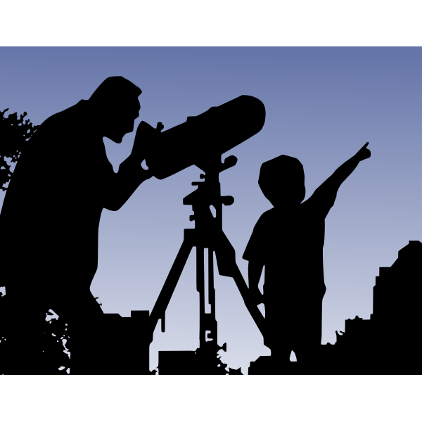 SVG Telescope outline