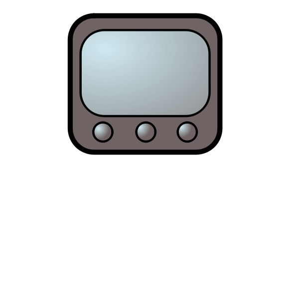 SVG Television pettern vector drawing