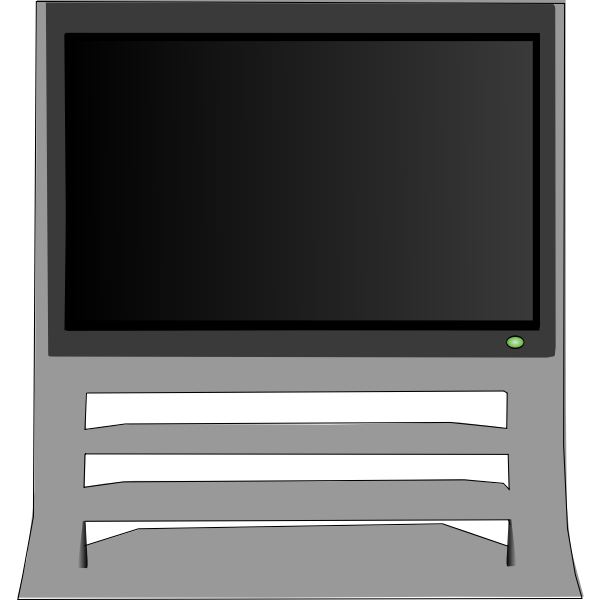 SVG Television set vector clip art