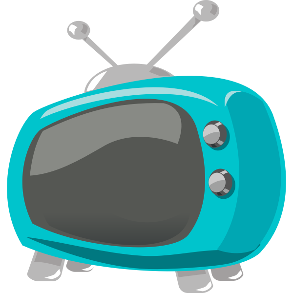 SVG Television set vector image