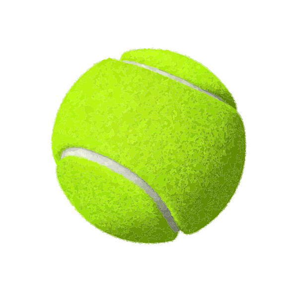 SVG Tennis ball image