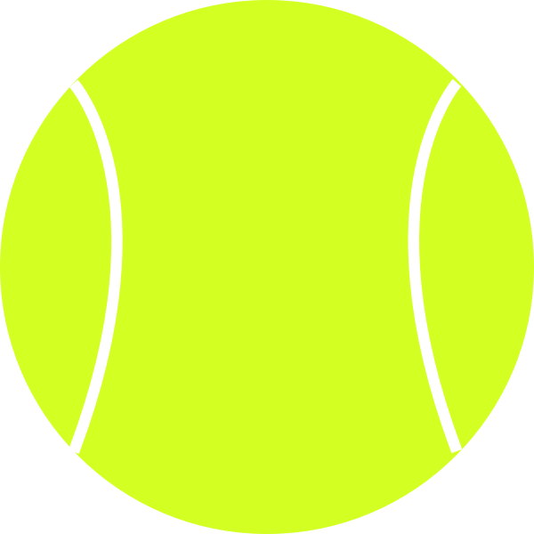 SVG Tennis ball vector drawing