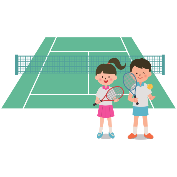 SVG Tennis players