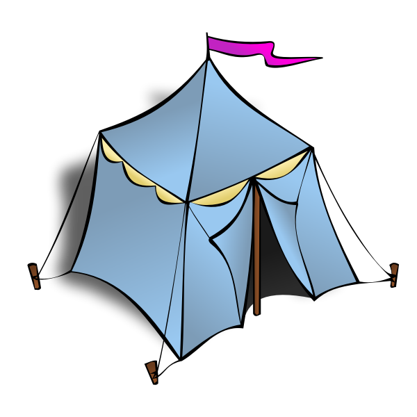 SVG Tent vector image