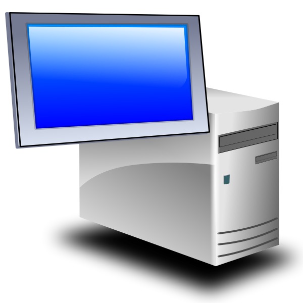 SVG Terminal server icon vector image
