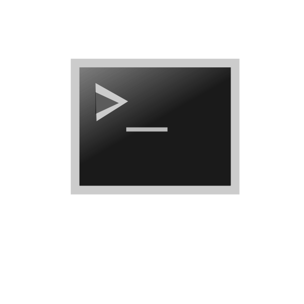 SVG Terminal window icon vector image