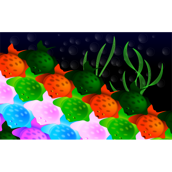 SVG Tessellating Fish