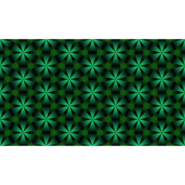 SVG Tessellation in green color vector image