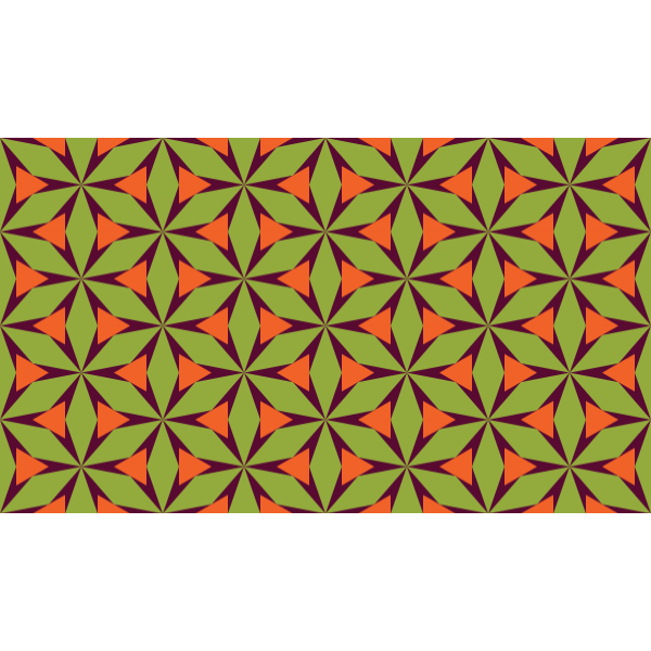 SVG Tessellation on red background