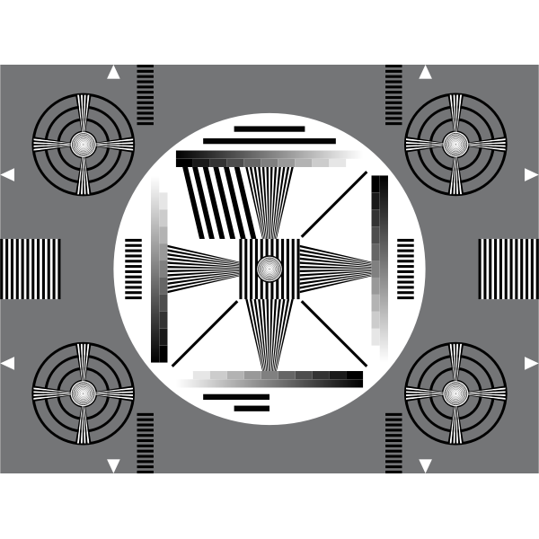 SVG Testbild Schwarzwei