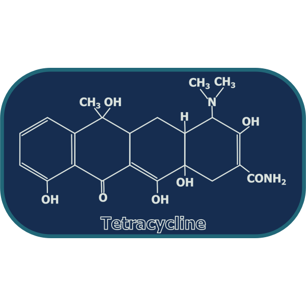 SVG Tetracycline Structure