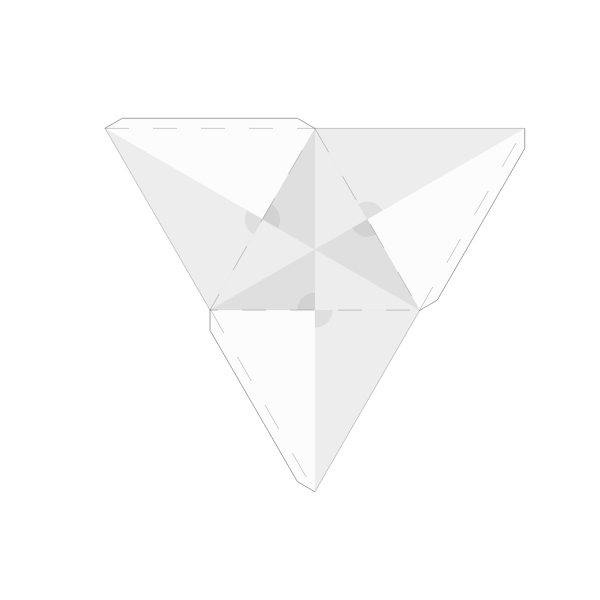 SVG tetrahedronnet -- Tetraeder Netz
