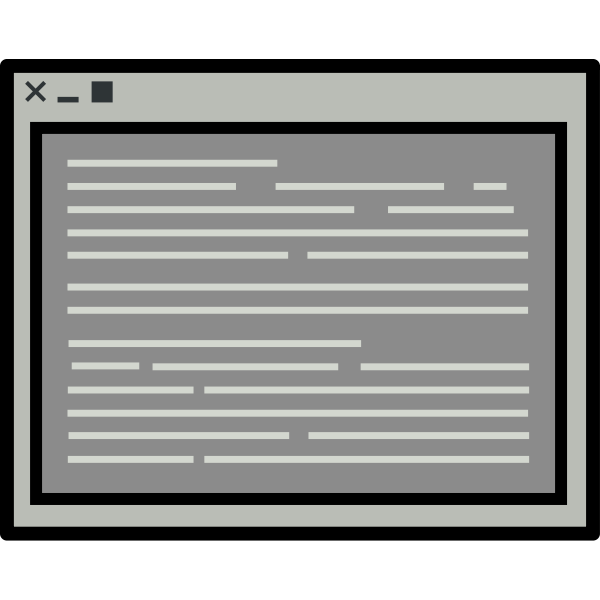 SVG Text editor icon