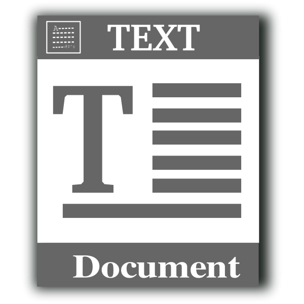 SVG Text file web vector icon
