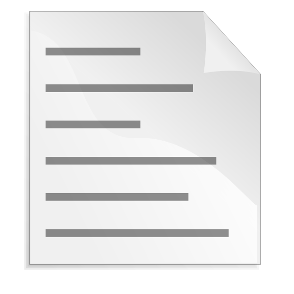 SVG Text page icon vector clip art