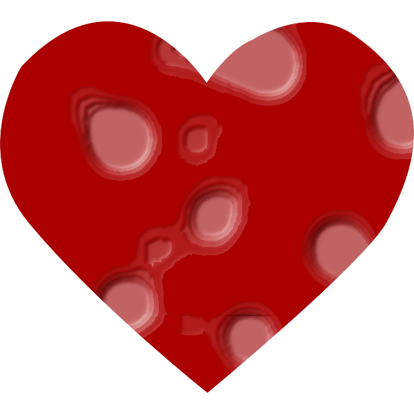 SVG Textured Heart 2
