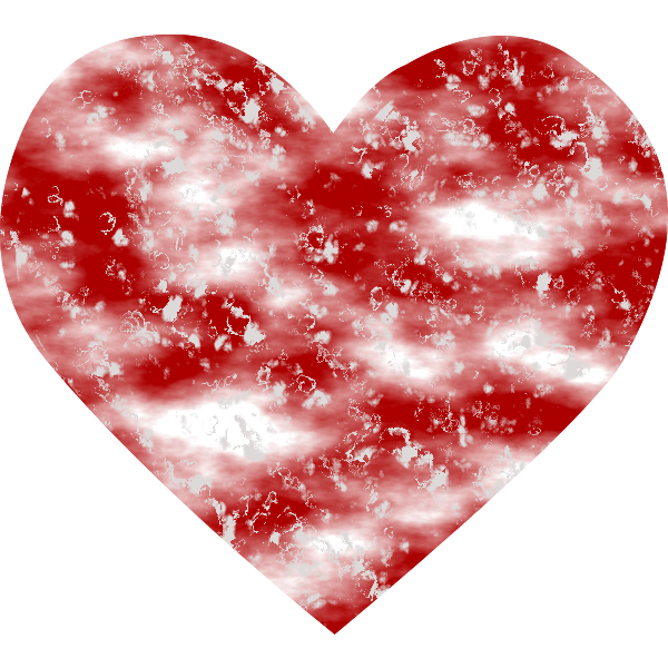 SVG Textured Heart 3