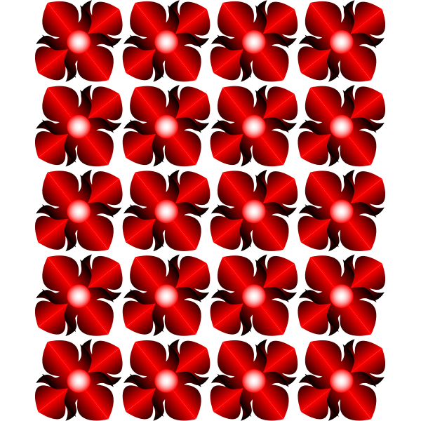 SVG Thai Flower Pattern