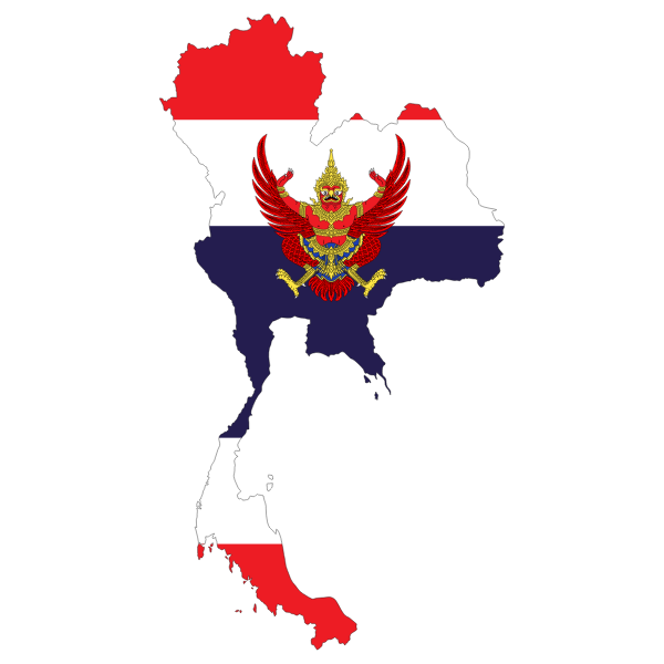 SVG Thai039s map and flag