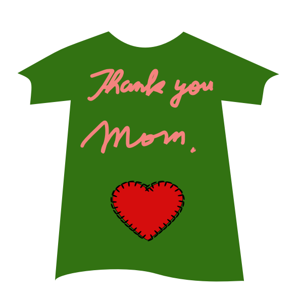 SVG Thank you mum T-shirt