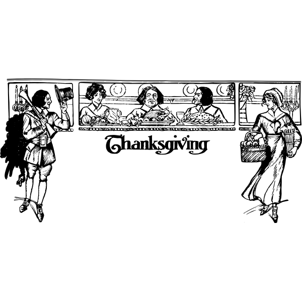 SVG Thanksgiving banner