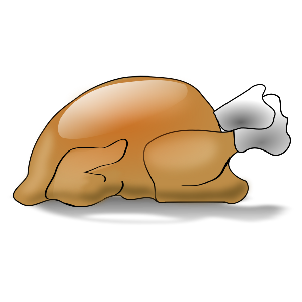 SVG Thanksgiving day turkey vector drawing