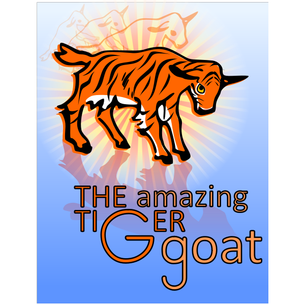 SVG The Amazing Tiger Goat
