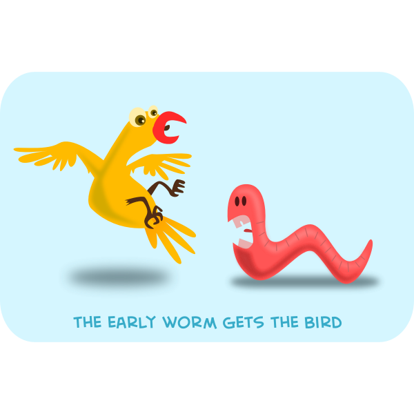 SVG The Early Worm