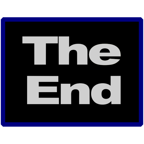 SVG The End 2