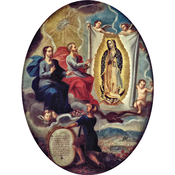SVG The Eternal Father Virgin of Guadalupe