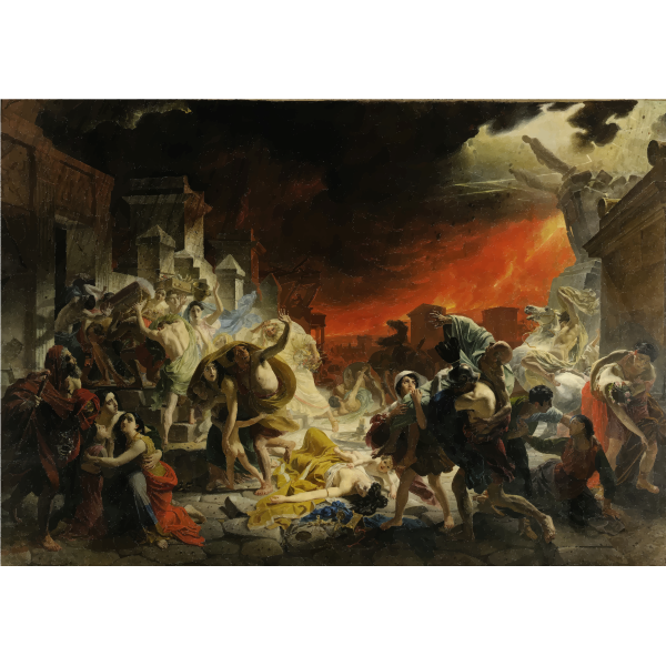 SVG The Last Day Of Pompeii Karl Brullov