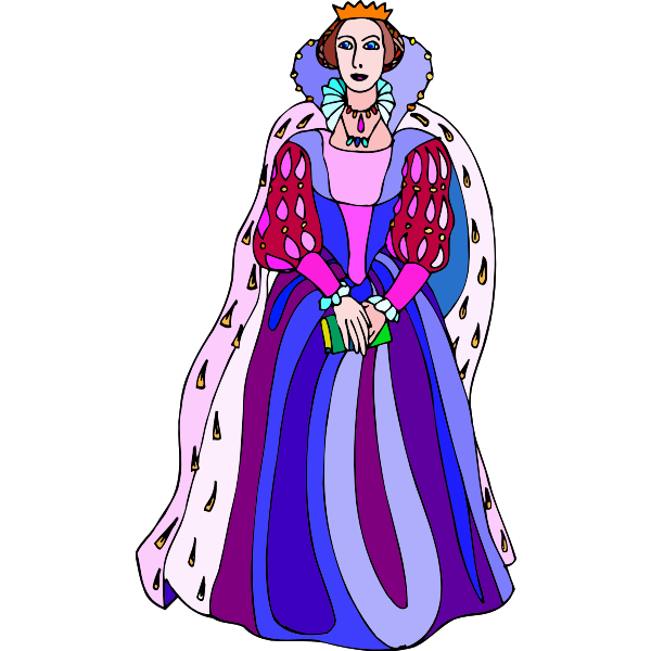 SVG The queen