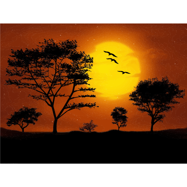 SVG The sun also sets
